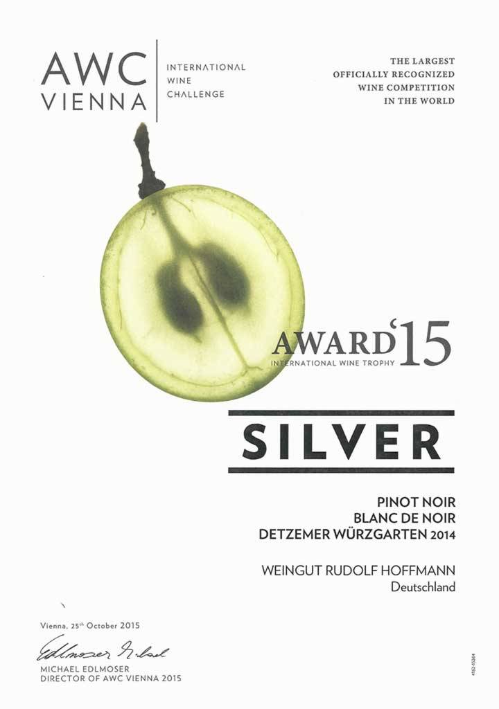 Silver Award for Blanc-de-Noir