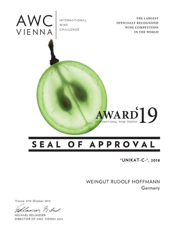 AWC 2019 Seal of Approval für Unicat C 2018