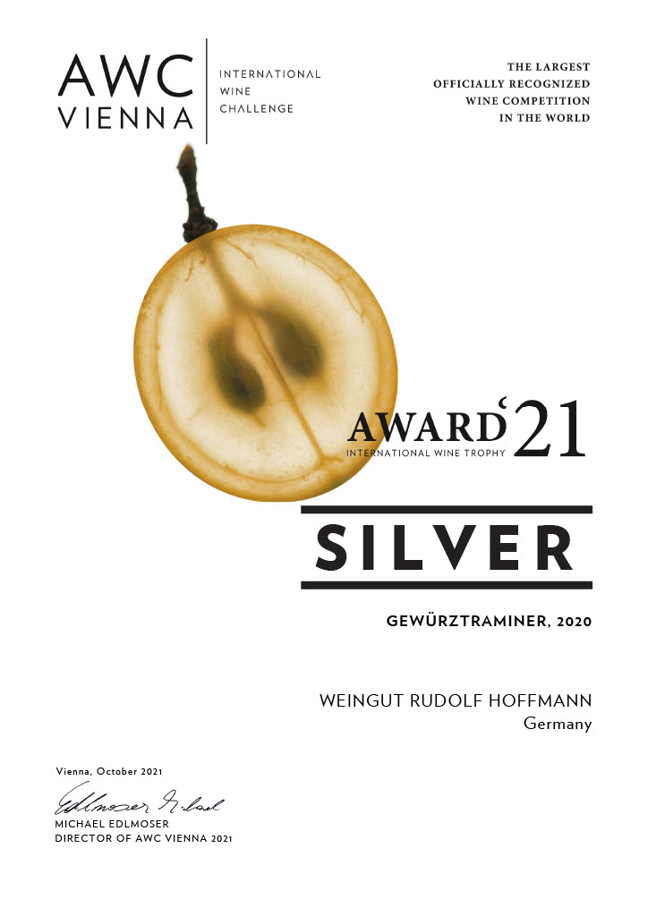 Silber für Gewürztraminer, 2020